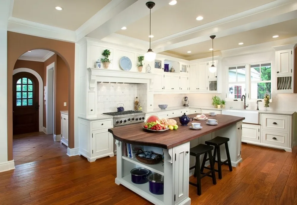 2016 New oak kitchen cabinet-in Kitchen Cabinets from Home Improvement