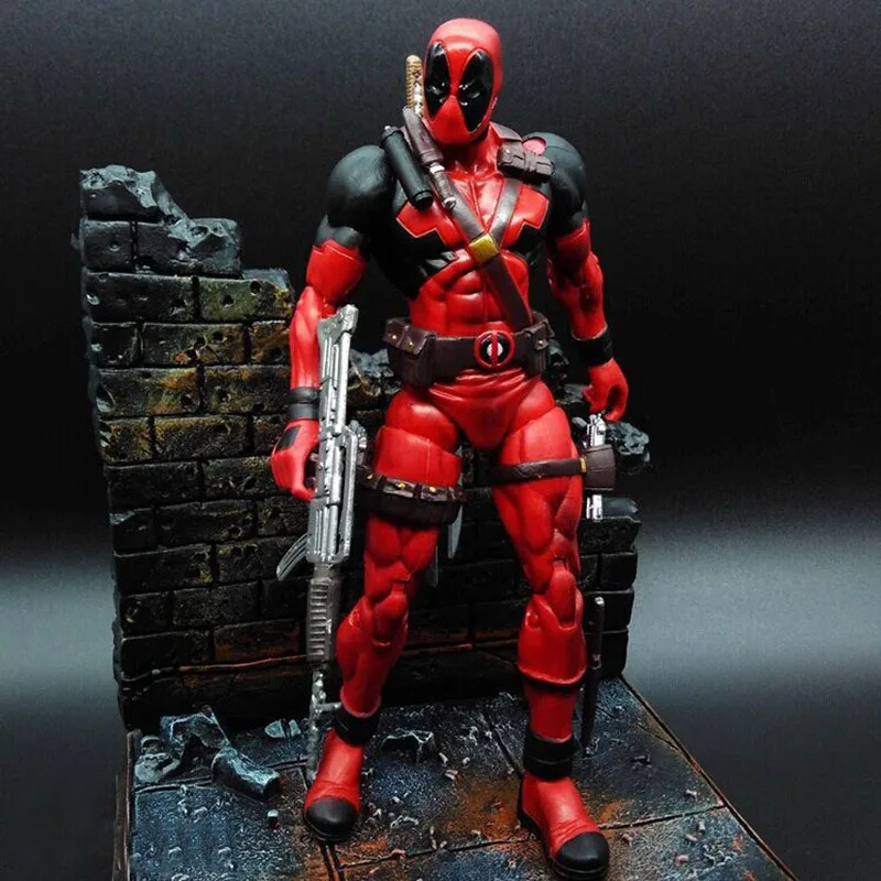 

Figma Deadpool Action Figure EX-042 DX Ver. MAXFACTORYXMASAK APSY PVC Collectible Model Toy 14.5-17cm