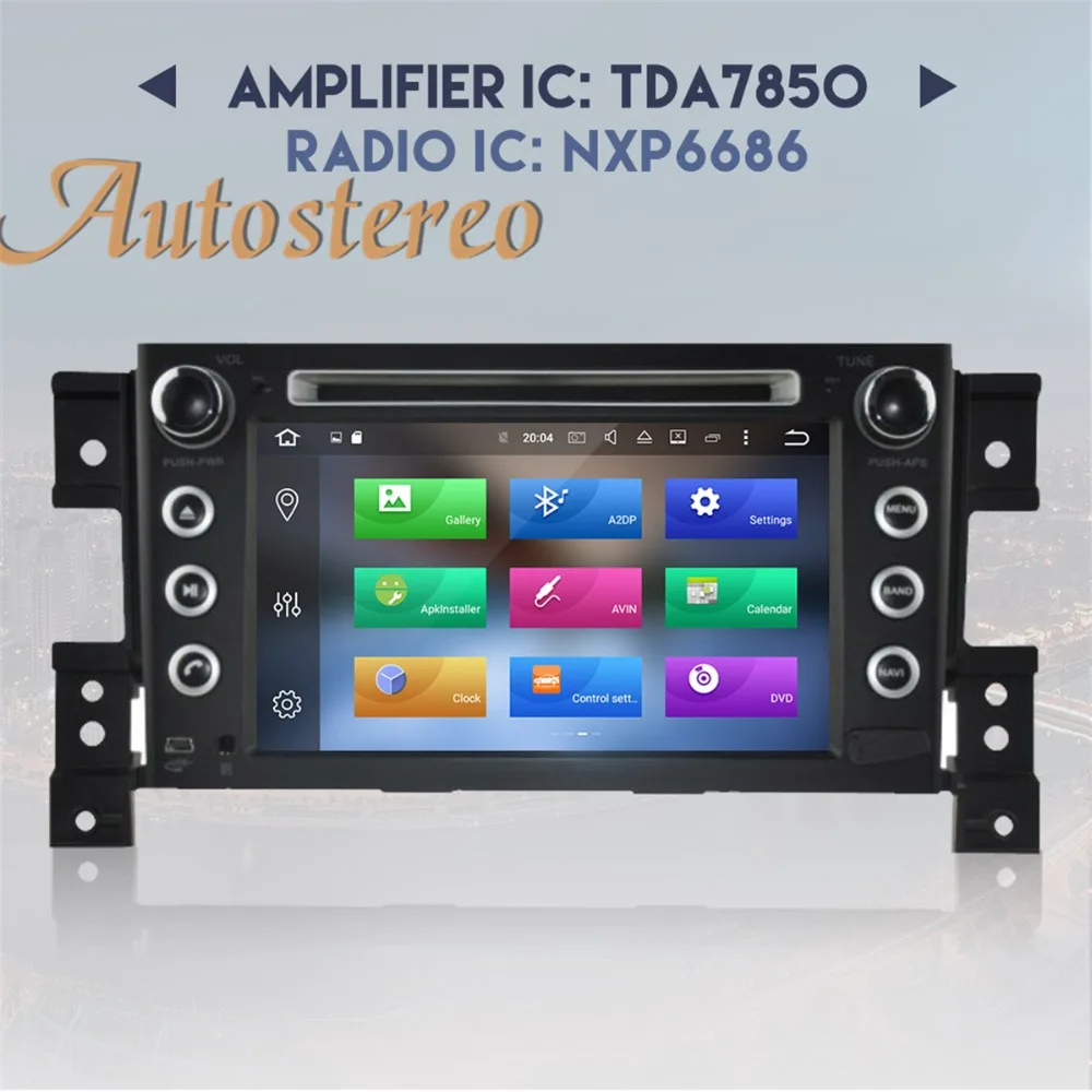 

Android 8.1 Car DVD player GPS navigation radio Stereo for Suzuki Grand Vitara 2005-2012 multimedia auto radio unit 4GB RAM IPS