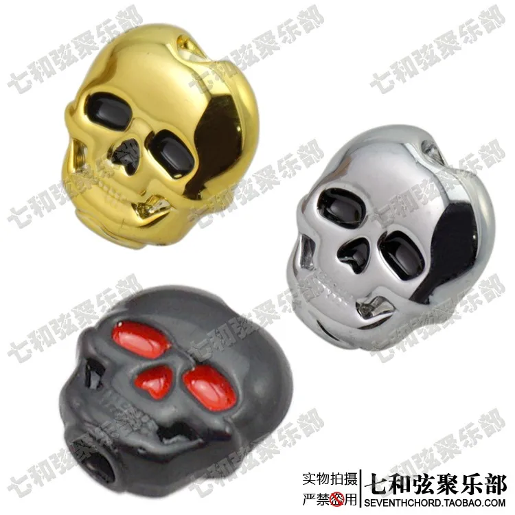 

Folk guitar string Knob twist handle electric guitar string Quasi hat knob hand carry head string shaft buckle handle Skull