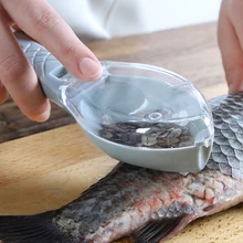 Brosse pour la peau de poisson | Brosse pour l'écailles de pêche, brosses râpes à élimination rapide, couteau de poisson, nettoyage éplucheur, grattoir à couteau