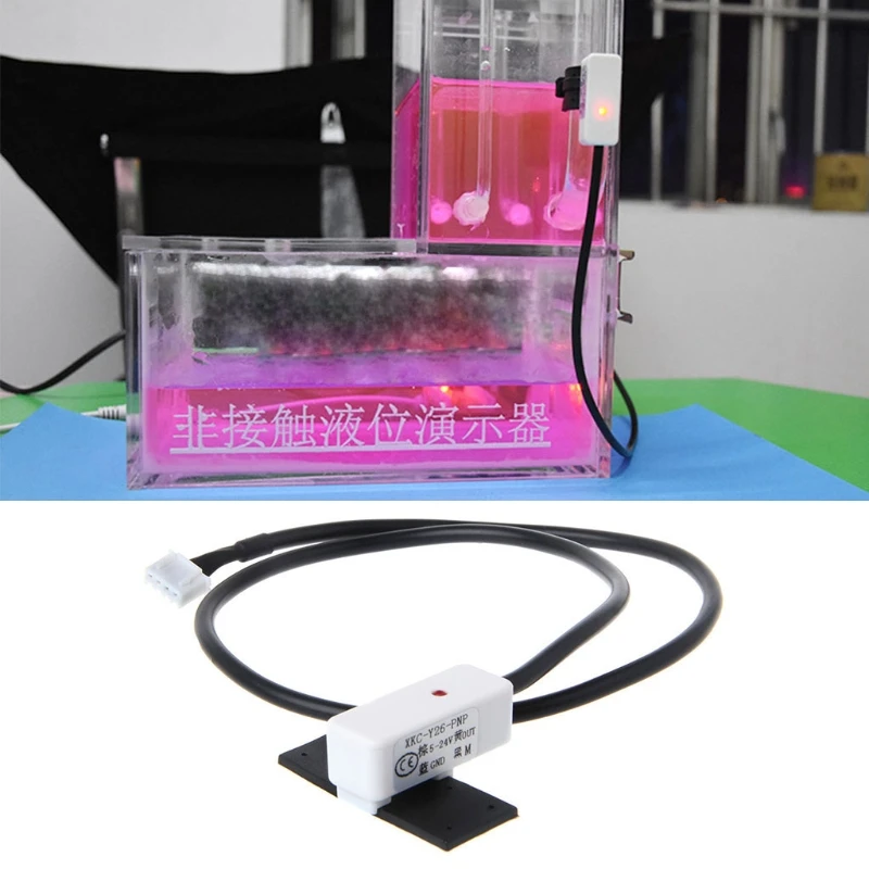 

Non-contact Liquid Level Sensor Detector Pipe Water Level Controller Switch PNP