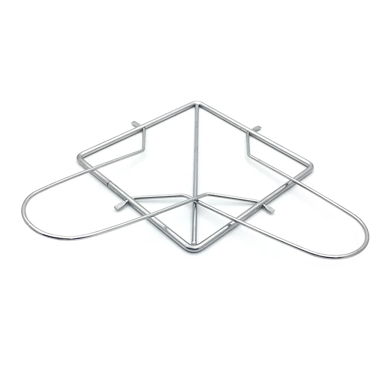 Stainless Steel Beer Can Chicken Rack  BBQ Outdoor Grill Cooker Folding (6)