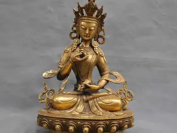 

18" China Tibetan Buddhism Bronze Copper Vajrasattva Buddha Statue