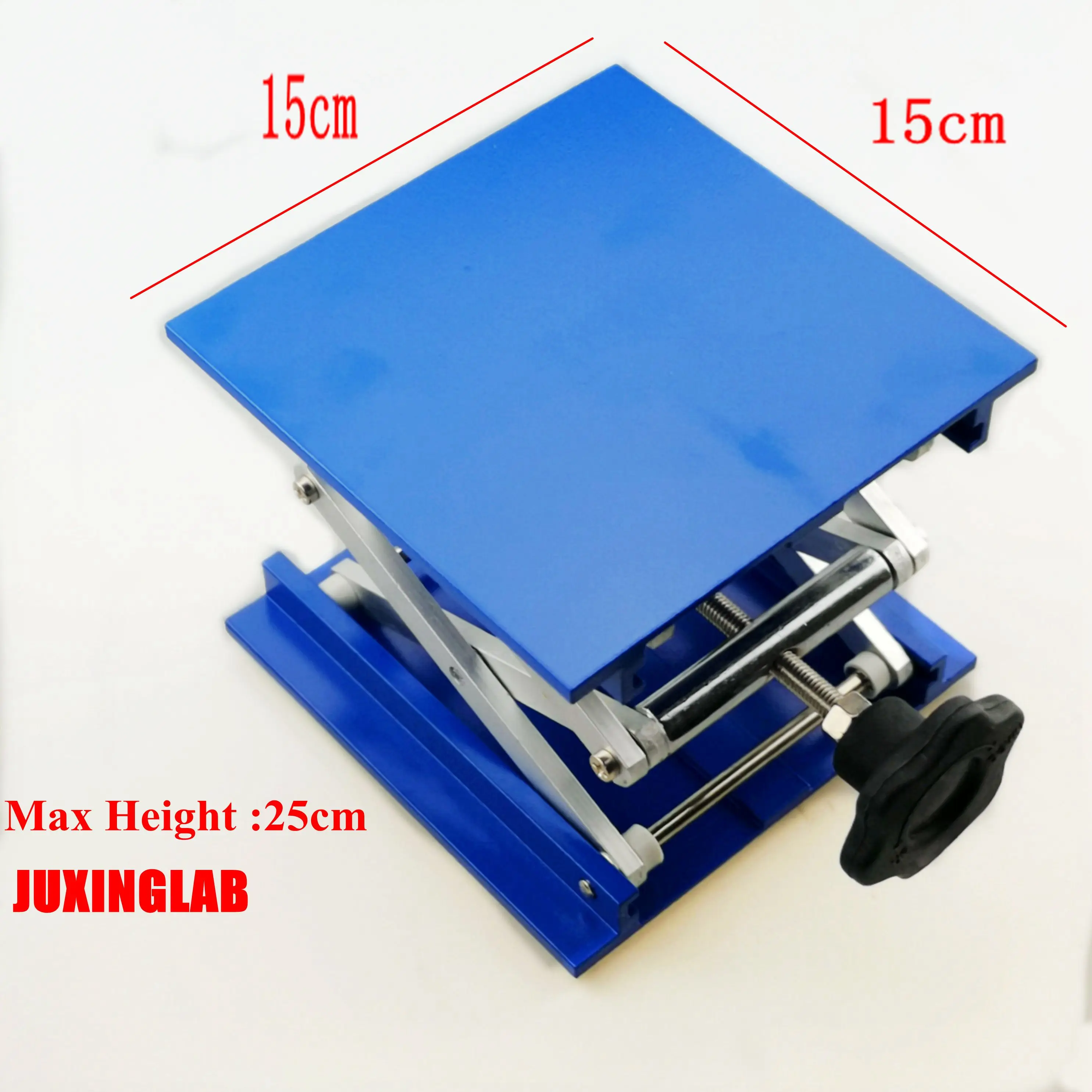Laboratory Aluminum Oxide Laboratory Jack Lifting Platform, 15x15x25cm
