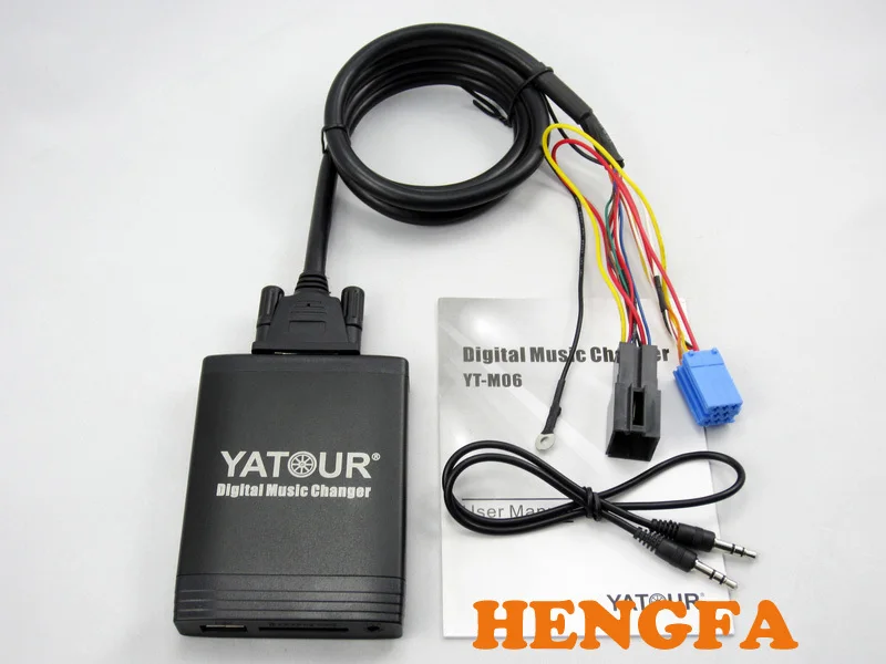 Yatour Автомобильный цифровой CD Музыка Changer USB MP3 AUX адаптер для ISO 8 булавки VW Audi Skoda сиденья YT-M06