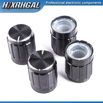 

1pcs 13*17mm aluminum alloy potentiometer 13*17 knob rotation switch volume control knob black hjxrhgal