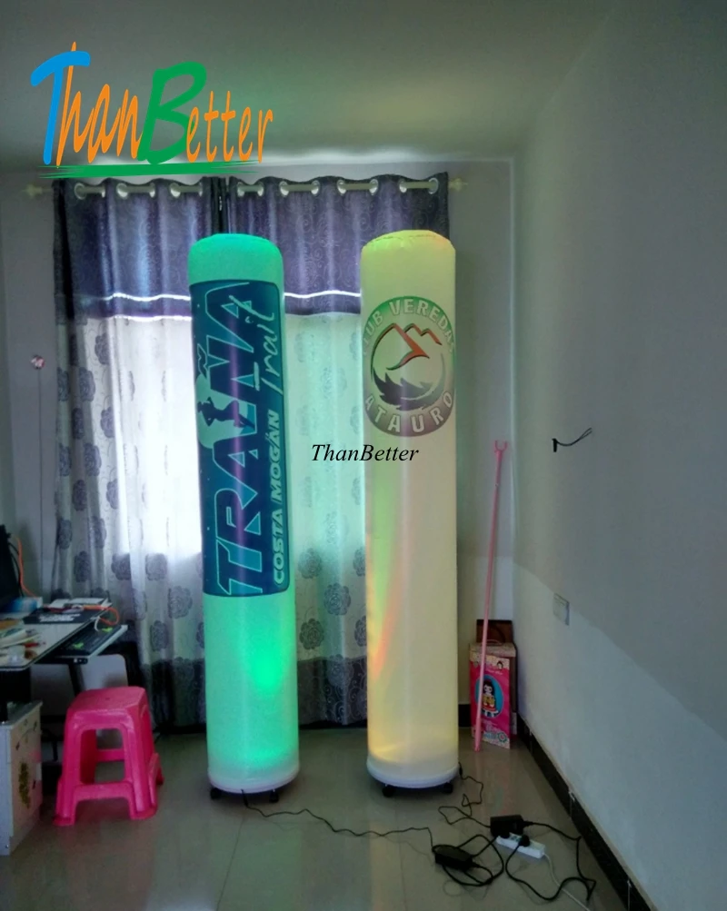 custom outdoor inflatable lights tower with leds / inflatabe led lights