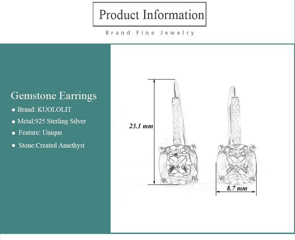 silver amethyst clip earrings for women brand fine jewelry (10)