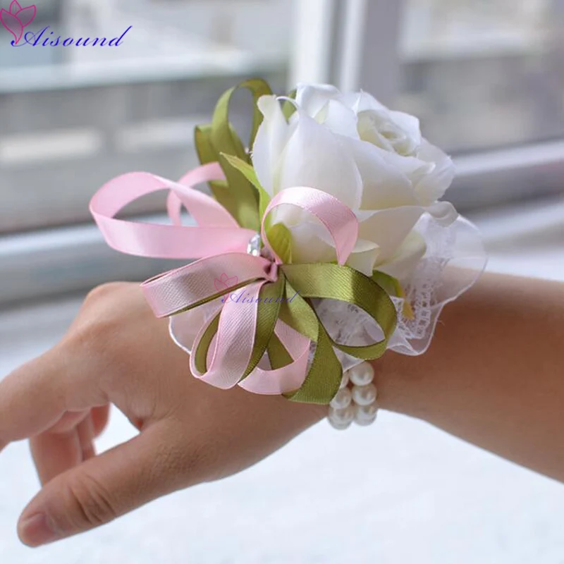 White Rose corsage