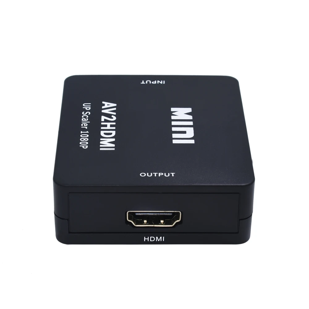 TISHRIC RCA AV HDMI CVBS к адаптеру HD 720P 1080P Mini av2hdmi видео конвертер Бесплатная доставка|av to|rca