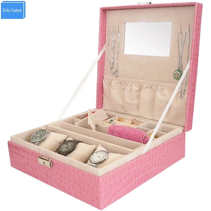 Home&Office Storage Leather Gift Watch Women Box Collect ...