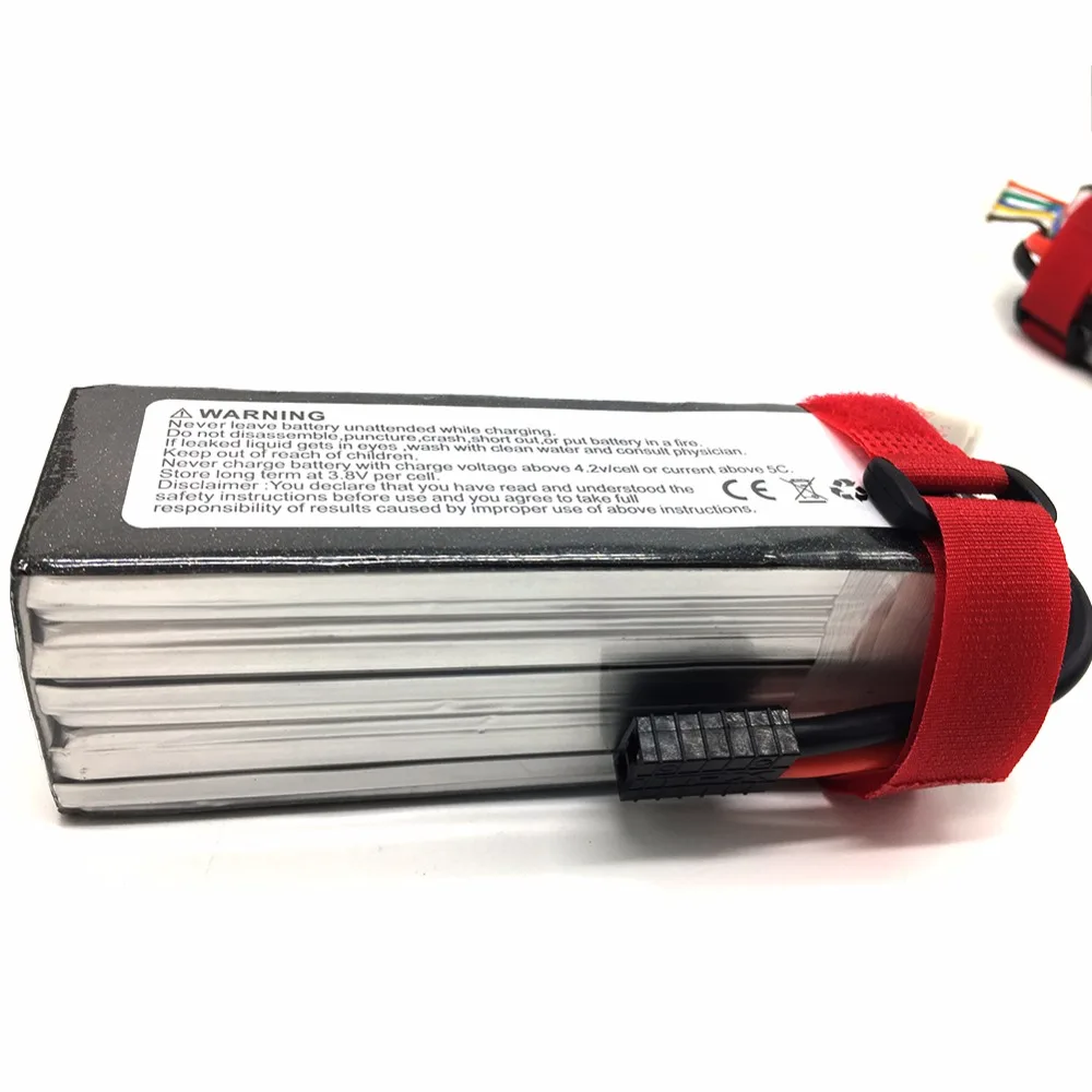 Аккумуляторная батарея DXF RC литий полимерный аккумулятор 5S 18 5 в 6000 мАч 50C Max 100C с TRX