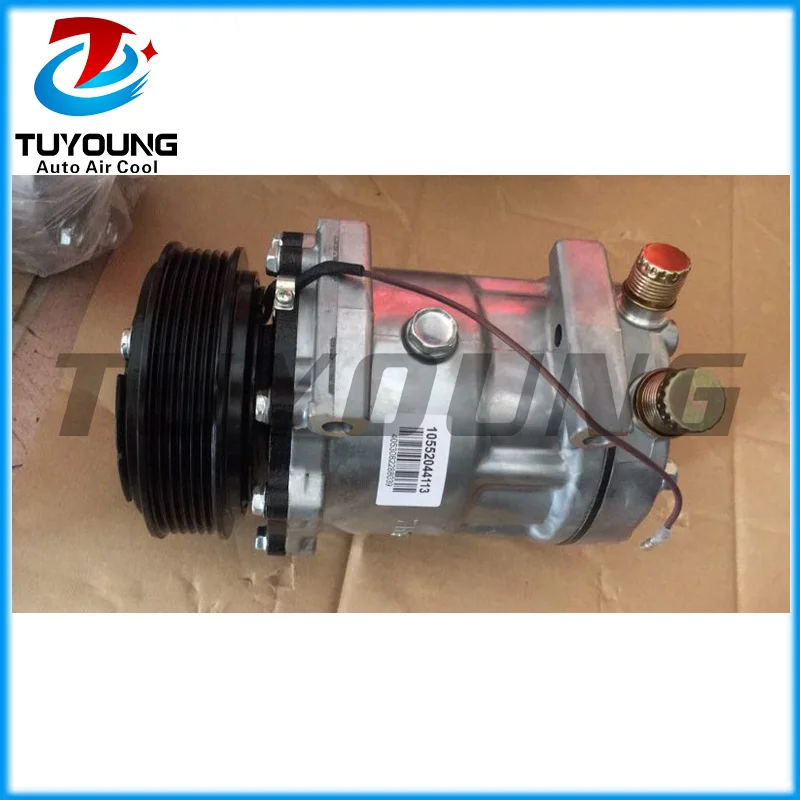 

7H15 Universal vehicle air conditioner compressor CB 6pk 119mm farm tractor truck / heavy machine ac compressor