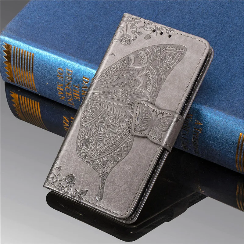 Huawei P Thông Minh FIG-LX1 Ốp Lưng Silicone Mềm Mại Sang Trọng 3D Bướm Bao Da Flip Wallet Dành Cho Huawei P Thông Minh 2018 Ốp Lưng 5.65 Bao huawei snorkeling case