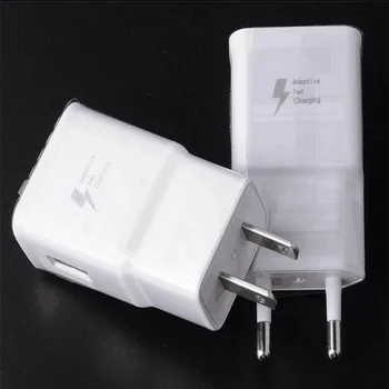 

300pcs 5V 2A Travel EU US Plug Wall USB Fast Charger Adapter For Smart phones In Black Or White Color