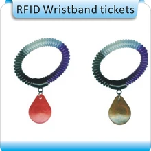 100 шт. T5557 125 КГЦ Канала ворота специальные RFID Браслет билет(совместимость EM4100)/Водонепроницаемый разнообразие стиль