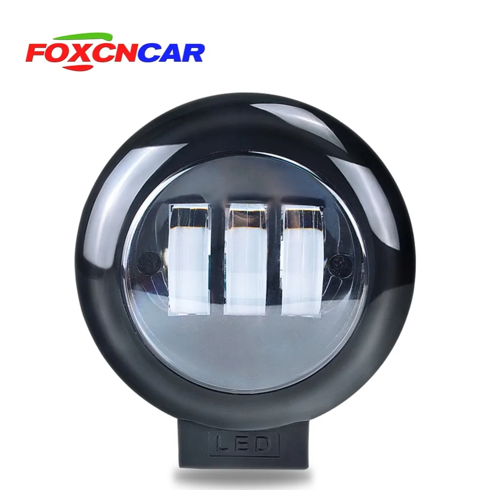 

Foxcncar 4.5" working Light 4880LM Strip Chip 48W LED Light Bar Spot Flood Beam Offroad for Pickup Camper Trailer 12V 24V Canbus