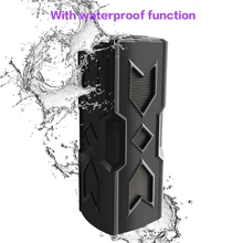 Водонепроницаемый беспроводной Bluetooth динамик NFC портативный открытый сабвуфер Спорт бас динамик AUX аудио Зарядка для смартфонов ПК