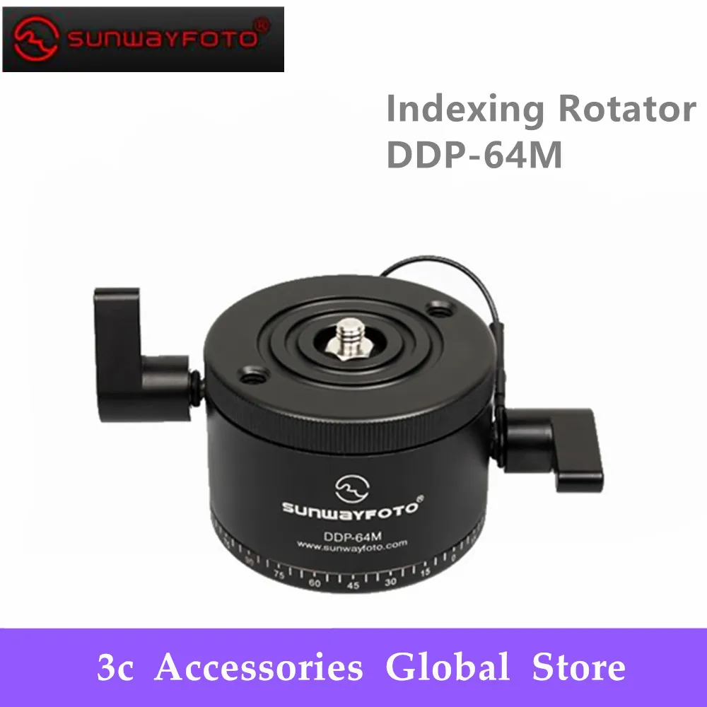 

SUNWAYFOTO DDP-64M Indexing Rotator Head For Dslr 360 Panoramic Tripod Head Professional Aluminum Panoramic Tripod Head