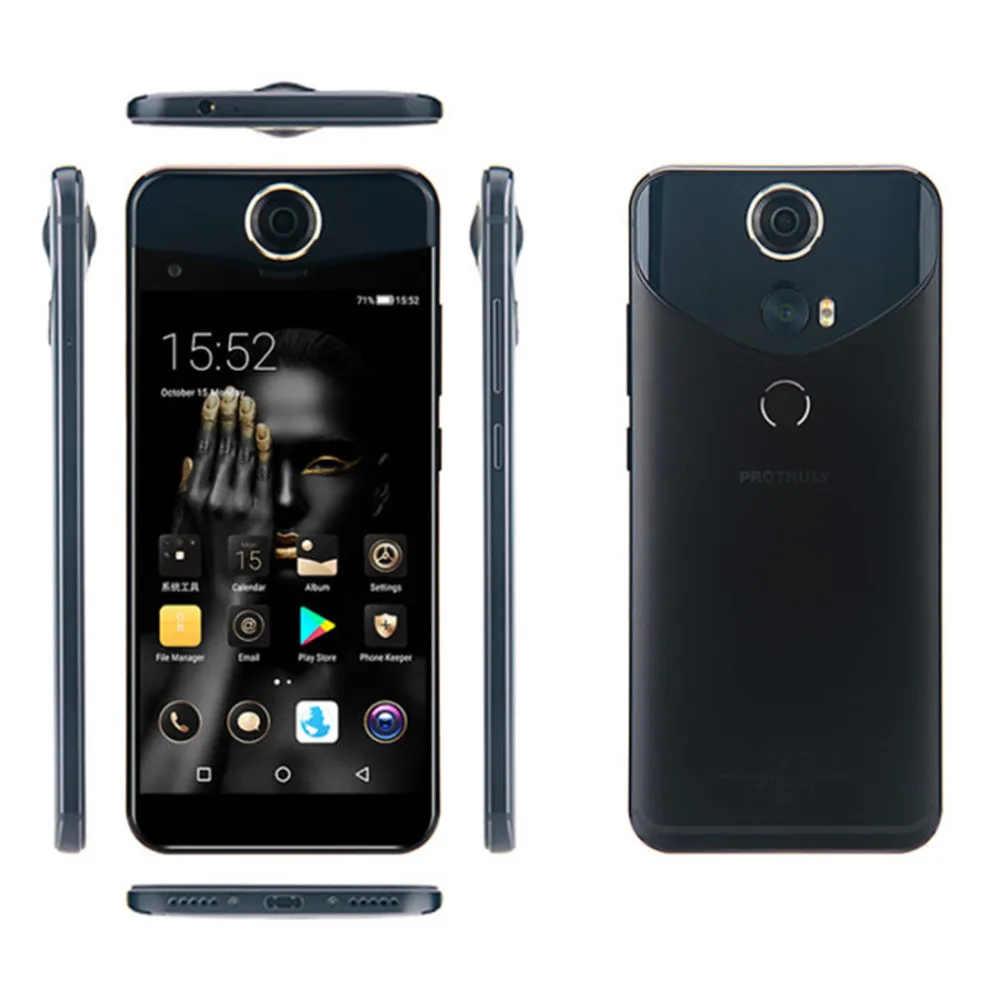 PROTRULY V10S смартфон 360 градусов 26MP 3D VR Full View android 7,1 Восьмиядерный Snapdragon 625 4G NFC 4 Гб+ 64 Гб 16MP мобильный телефон