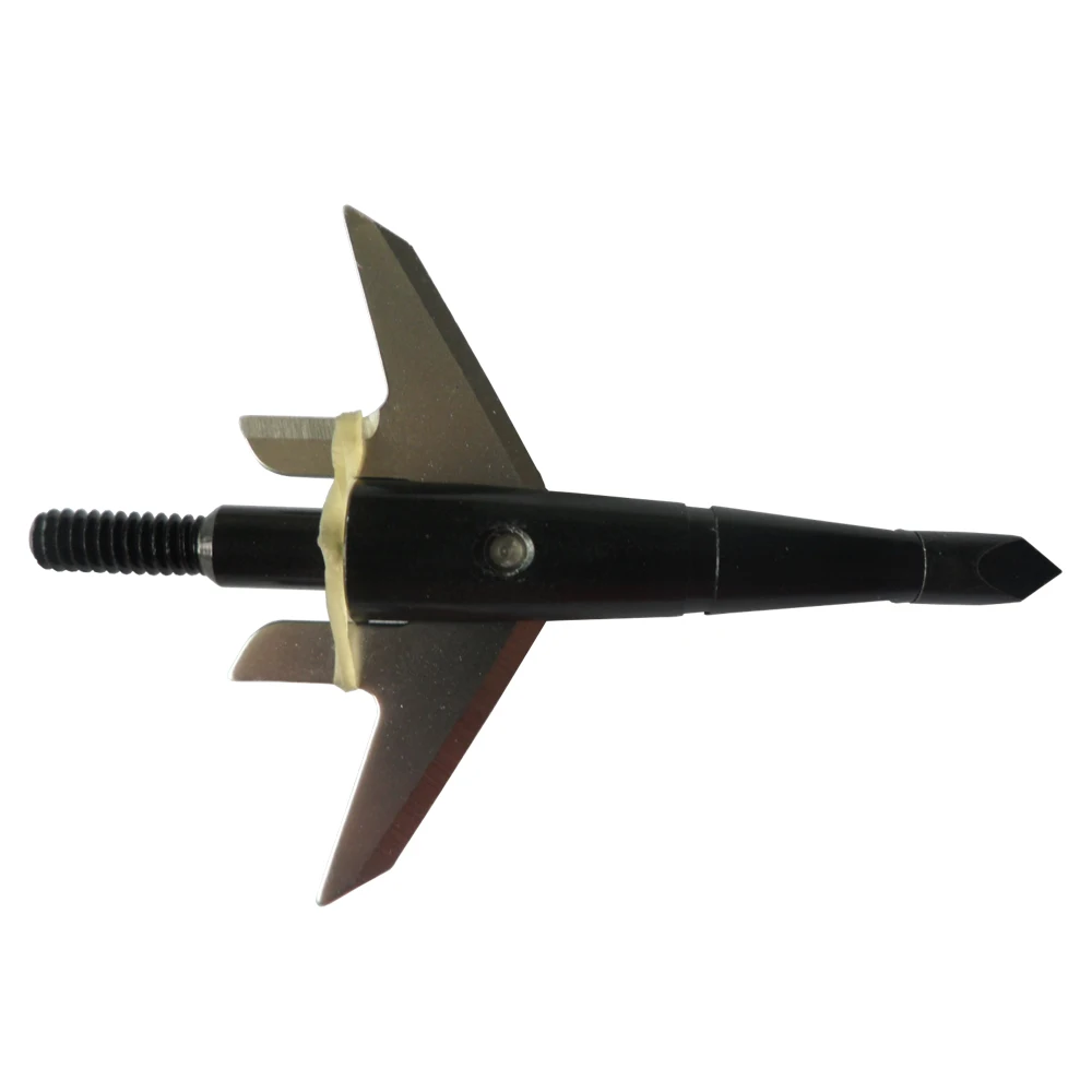 

Archery Hunting Swhacker Broadheads 100 Grain 1.75" Cut 2 Expandable Blades for Compound Bow Crossbow Shooting