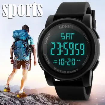 

2018 Men Watches Sport MilitaryRelogio Masculino Fashion Men's LED Waterproof Digital Quartz Military Luxury Sport Date Watches
