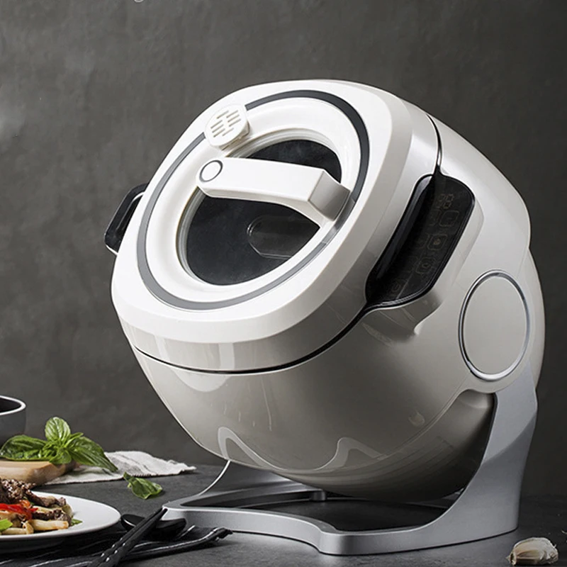 

Household Drum Type Food Cooker Multi-function Stir-fry Machine Automatic Cooker Rice Robot Steam Cooker 6L Touch Panel G1812082