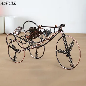 

ASFULL European style Metal Red wine rack Bronze Iron wheels Design Wine Holder Home Bar Decor Shelf display Beer for Bottles