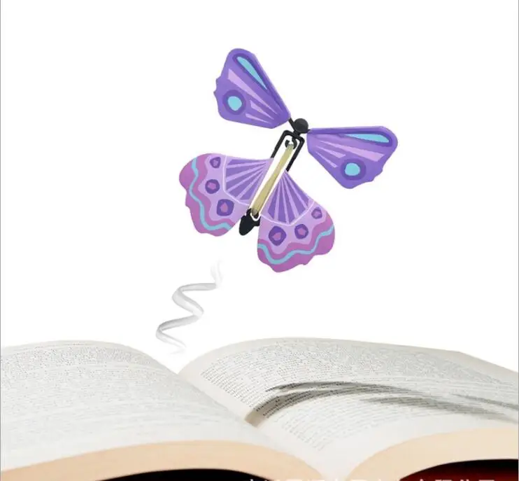 1pc magique volant papillon simulation enfants jouets créatifs puzzle amusant entier décompression magique accessoires astuce cadeau créatif