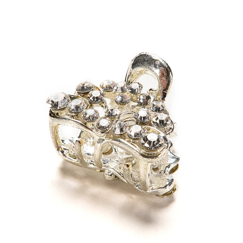 Mini Butterfly Headwear Crystal Flower Clamp Hair Pins Claw Fashion Hairwear Hair Clip Decorfor Girls Valentine's Day Gift Mini Butterfly Headwear Crystal Flower Clamp Hair Pins Claw Fashion Hairwear Hair Clip Decorfor Girls Valentine's Day Gift