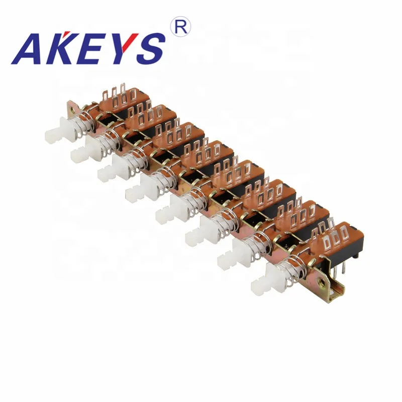 

1PCS PBS-22H18-15-8 6pins 8- wire Straight key switch ovens rotary switch