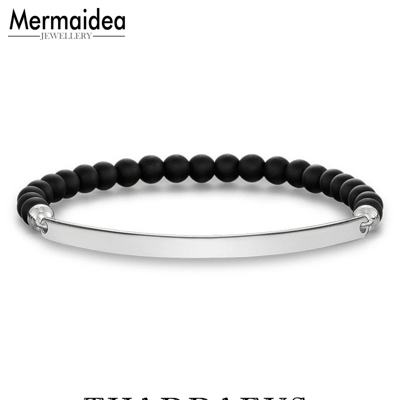 

Bracelet Black Obsidian Beads 2019 Brand New Fashion Jewelry Bijoux Gift For Men Women