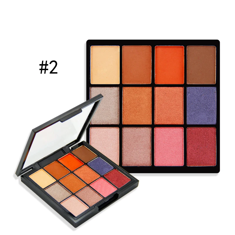 

New Arrival Charming Eyeshadow 12 Color Palette Make up Palette Matte Shimmer Pigmented Eye Shadow Powder