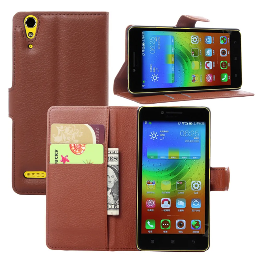 

Flip Leather Case For Lenovo K3 Luxury Flip Cover Stand Wallet With Card Holder For Lenovo A6000 Magnetic Funads Shell Skin Capa