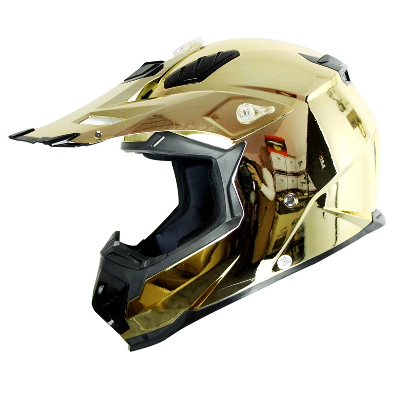 Хромированный синий шлем Nenki для мотокросса, внедорожный шлем, мотоциклетный шлем MX Capacete, утвержденный ECE, мотоциклетный шлем Casco MX315-C