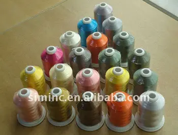 

Trilobal polyester embroidery thread 1000m, 61 spools/set+free shipping