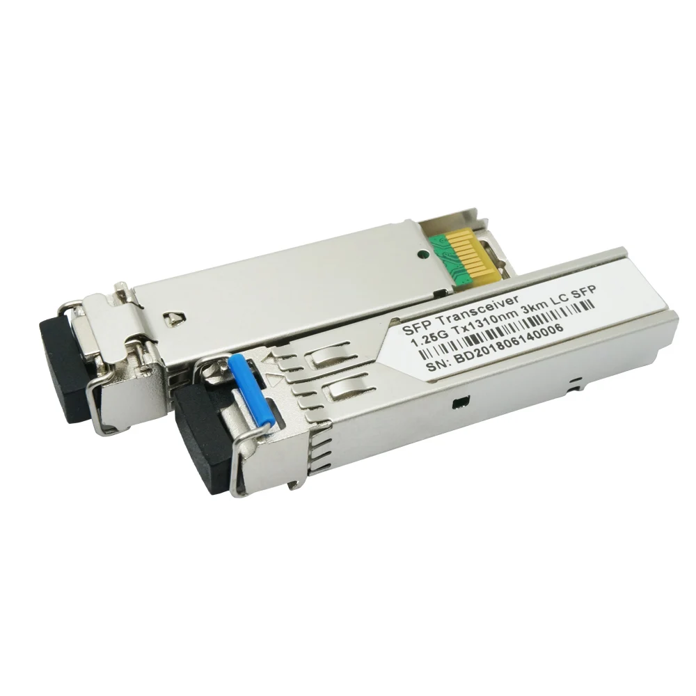 20 км 1,25G bidi sfp модуль 1310nm/1550nm SC/LC совместимый 1 Пара Волоконно-оптический приемопередатчик, волоконно-Модульный SFP приемопередатчик