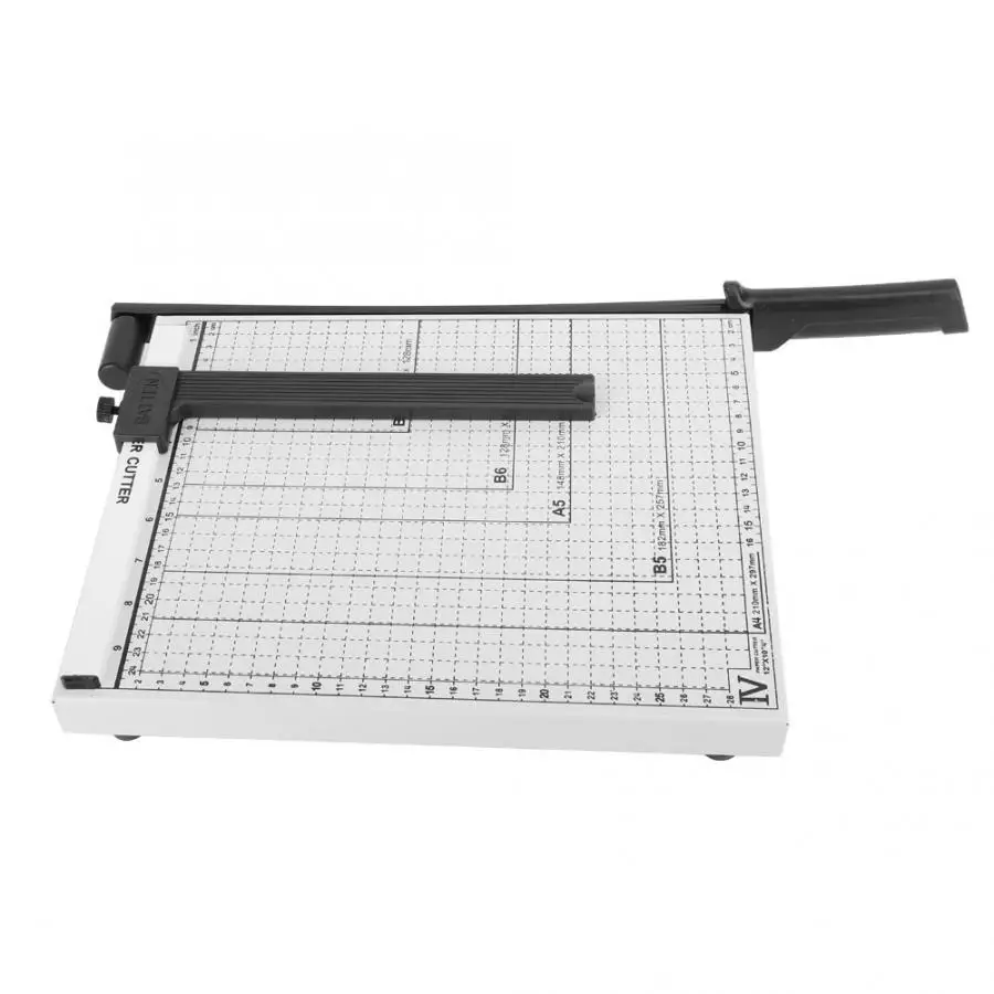 Белый металл A4/B5/A5/B6/B7 Бумага резак Фото триммер Обрезка инструмент Бумага резки Бумага резак