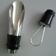 1 шт. двойного назначения бутылки вина Фиксаторы комплект Нержавеющая сталь Pourer Быстрый Поток разгрузки Фиксаторы S Заглушка Dripless Воронки лабораторные Барные инструменты