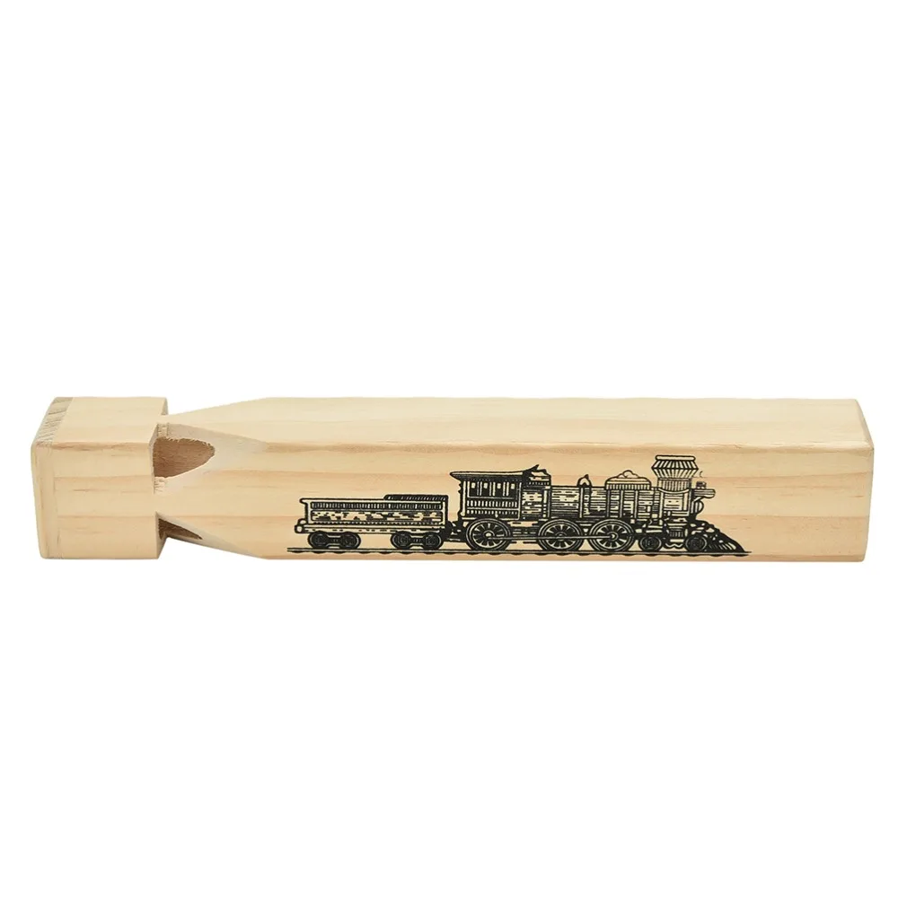 Практичный деревянный музыкальный поезд свисток музыкальная игрушка забавный подарок игрушки для детей 1 шт