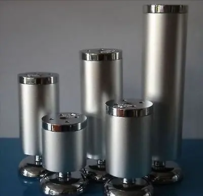 4 Set Height 200mm Metal Furniture Cabinet Table Bed Sofa Leg Feet