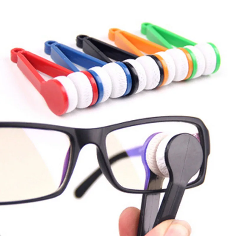 2PCS Microfiber Eyeglass Sunglasses Cleaner Sun Glasses Glass Cleaner