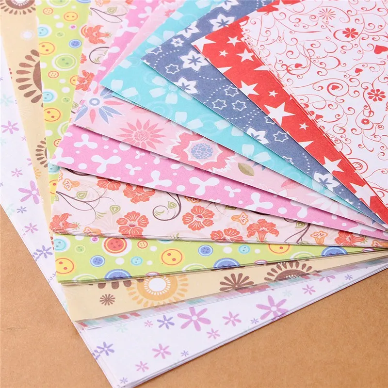 KiWarm 72 листа 15X15 см 12 узоров красочная бумага для складывания оригами цветок узорной бумаги s бумажное ремесло, ручная работа ребенок подарок оптом