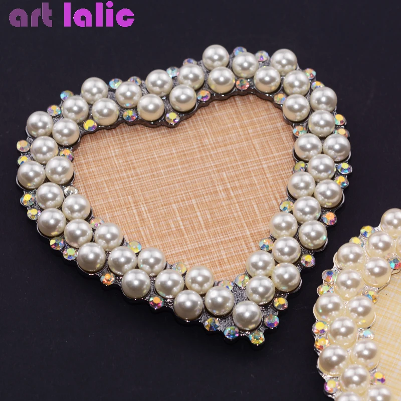

1 Pc Nail Tips Display Board Tool Retro European Style Pearl Heart Shape Showing Shelf UV Gel Polish Manicure Nail Art Supplies