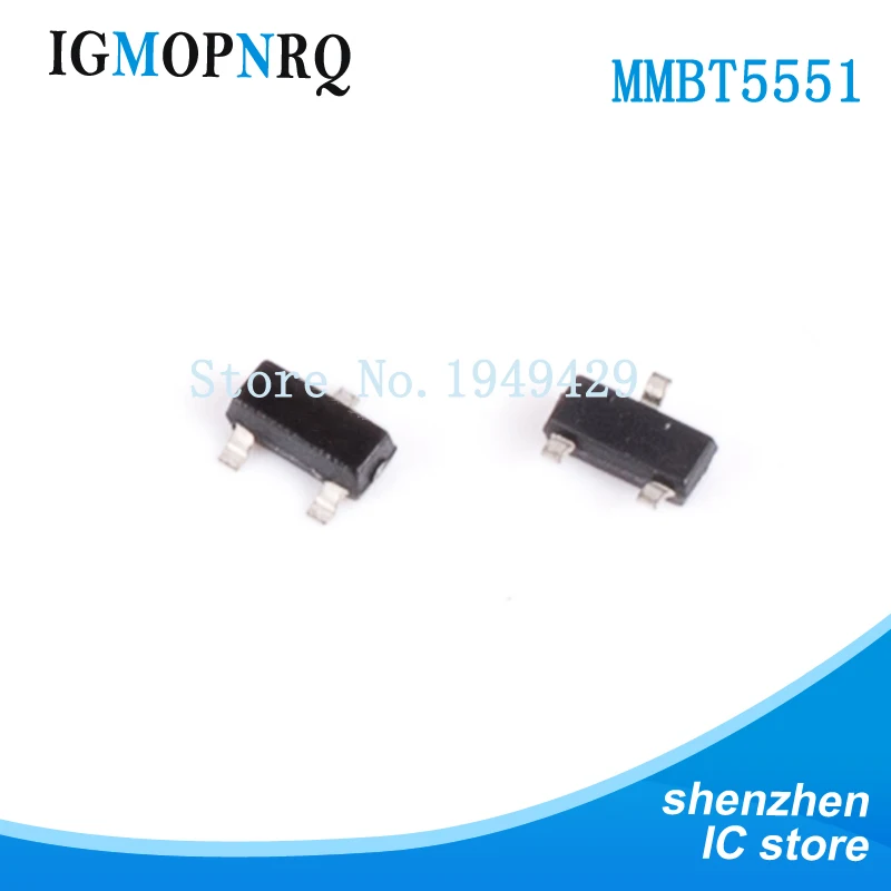 100 pièces 2N5551 MMBT5551 G1 SOT23-3 transistor de jonction bipolaire (BJT) NPN Gen Pur SS nouveau original livraison gratuite