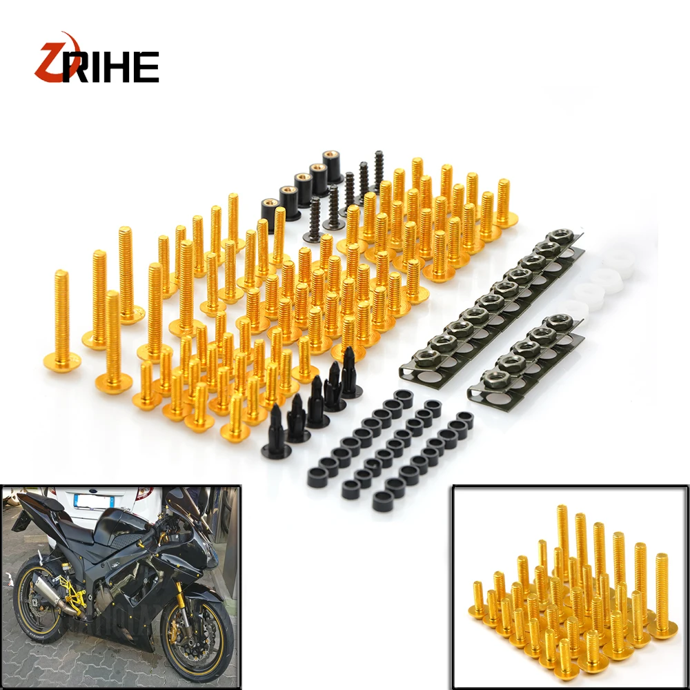 

Universal Motorcycle Fairing Body Bolts Spire Screw Nuts for Suzuki GSX1300R Hayabusa GSXR 600 750 1000 K3 K4 K5 K6 K7 K8 K9 K10