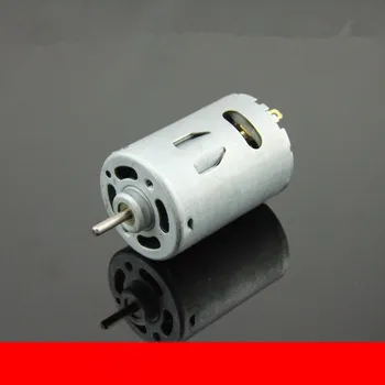 

540 Micro DC Motor 6-24V 12V 10000RPM Metal Back Cover Powerful Strong Magnetic Carbon Brush Motor Electric Drill DIY Car Models