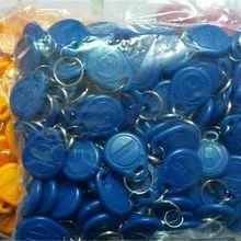 100 шт.) T5577 бирка RFID 125 кГц брелок для ключей брелок для поиска ключей RFID карты контроля доступа