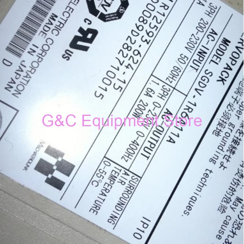 

New SGDV-1R6A11B MECHATROLINK-II Interface 200w 200V SGDV Sigma-5 SERVOPACKS replace SGDV-1R6A11A